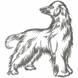 Dogs Embroidery Design 7 Dogs Embroidery Design 7